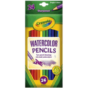 043049: Crayola, Watercolor Pencils, 24 Pieces