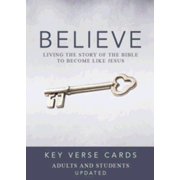 886440: Believe Key Verse Cards: Adult/Student