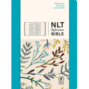 418050: NLT Reflections: The Bible for Journaling, Fabric Hardcover Teal