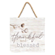 337844: Thankful and Blessed Jute Hanging Decor
