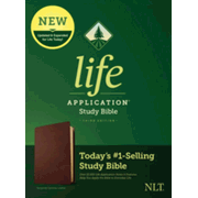 443328: NLT Life Application Study Bible, Third Edition--Value Edition, Burgundy Genuine Leather