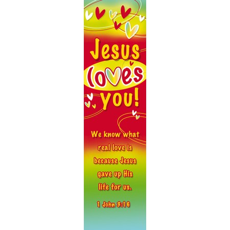 These Bible verse bookmarks come in a pack of 10 