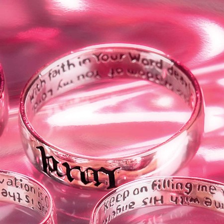 Inspirational Message   on Ring Displays 2 Christian Messages Wen The Ring Is Flipped Over The