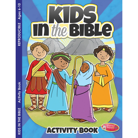 Children in Bible activity color book