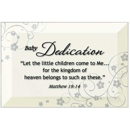 Baby Dedication Verses
