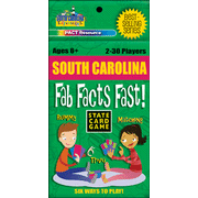 064592: South Carolina Fab Facts Fast Card Game