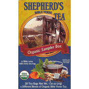 125491: Organic Bible Verse Tea Sampler, Box of 20 Tea Bags 