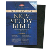 1417X: Nelson&amp;quot;s NKJV Study Bible, Bonded leather black