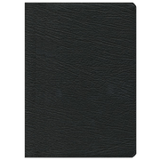 182920: KJV Clarion Reference Bible, Goatskin Leather, Black