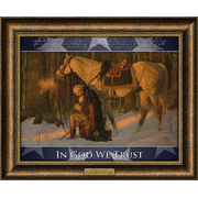 24612X: The Prayer at Valley Forge--Framed Art