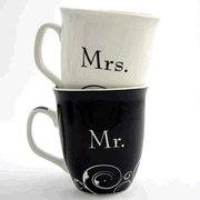 343176X: Mr. &amp; Mrs. Mug Set, Marriage Takes Three