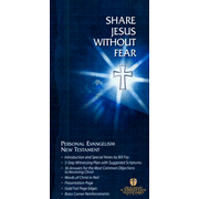 400126: HCSB Share Jesus Without Fear New Testament, Bonded leather, Black