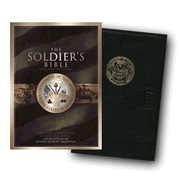 401017: HCSB Soldier&amp;quot;s Bible--bonded leather, army green