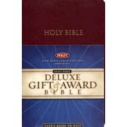 412BG: NKJV Gift &amp; Award Bible, Imitation leather, Burgundy