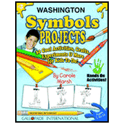 419167: Washington Symbols Project Book, Grades 3-8