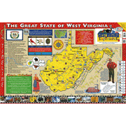 497871: West Virginia Poster/Map
