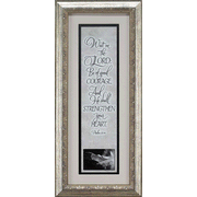 616810: Wait on the Lord, Be of Good Courage Framed Print