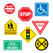 8580: Traffic Signs  Stickers