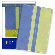 938682: NIV Compact Thinline Bible Limited Edition, Italian Duo Tone Surf/Mint