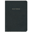 228626: KJV Clarion Reference Bible, Calf Split Leather, Black