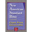 351062: NASB Giant-Print Reference Bible, Burgundy Indexed