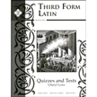 381319: Third Form Latin, Quizzes and Tests