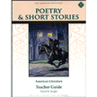 383642: Poetry &amp; Short Stories: Amerian Literature, Teacher Guide