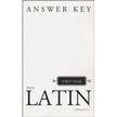 646689: Henle Latin 1 Answer Key