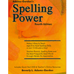 827394: Spelling Power, Fourth Edition with DVD and CD-ROM