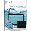 344243: DIVE CD-Rom for Saxon Math Algebra 1/2, 3rd Edition
