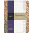 645662: NKJV Notetaking Bible, Red Floral Cloth
