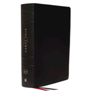 080014: KJV Study Bible Full-Color Edition, Genuine Leather, Black, Indexed