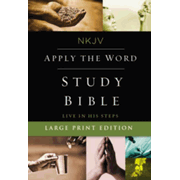 084387: NKJV Apply the Word Study Bible, Large Print, Hardcover, Red Letter Edition