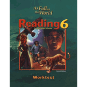 128330: BJU Press Reading 6: Full as the World Student Worktext, Second Edition