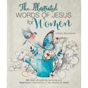 2115975: Illustrated Words of Jesus for Women, Adult Coloring Book