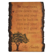 249762X: Personalized, Barky Sign, With Tree,Let Your Roots Grow