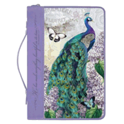 257392: Peacock Bible Cover, X-Large