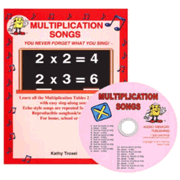 28148: Audio Memory Multiplication Songs Workbook &amp; CD Set