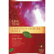 337678: NLT One Year Chronological Bible, Large Print Softcover