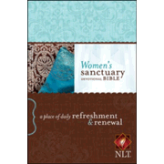 380896: NLT Women&amp;quot;s Sanctuary Devotional Bible, Hardcover