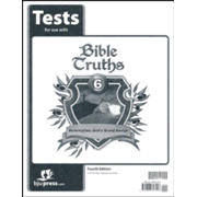 395717: BJU Press Bible Truths 6 Tests (4th Edition)