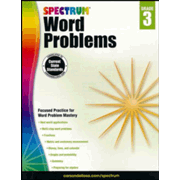 427291: Spectrum Word Problems Grade 3