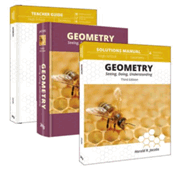 440369: Geometry Curriculum Pack (Student, Teacher, Solutions) Textbook Bindings (3 Book Pack)