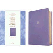 485042: KJV Every Woman&amp;quot;s Bible, Filament Enabled--soft leather-look, periwinkle purple