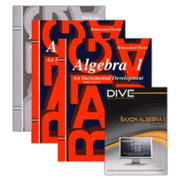 544213: Saxon Algebra 1 Kit &amp; DIVE CD-ROM, 3rd Edition