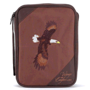 579063: Wings As Eagles Bible Cover, Extra Large