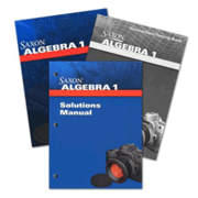 625874: Saxon Algebra 1 Homeschool Kit with Solutions Manual, Fourth Edition