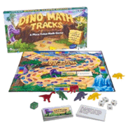 7350712: Dino Math Tracks: A Place Value Math Game