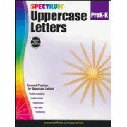 830995: Spectrum Uppercase Letters, Grades PreK-K