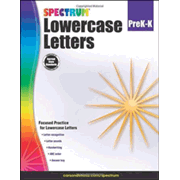 831008: Spectrum Lowercase Letters, Grades PreK-K